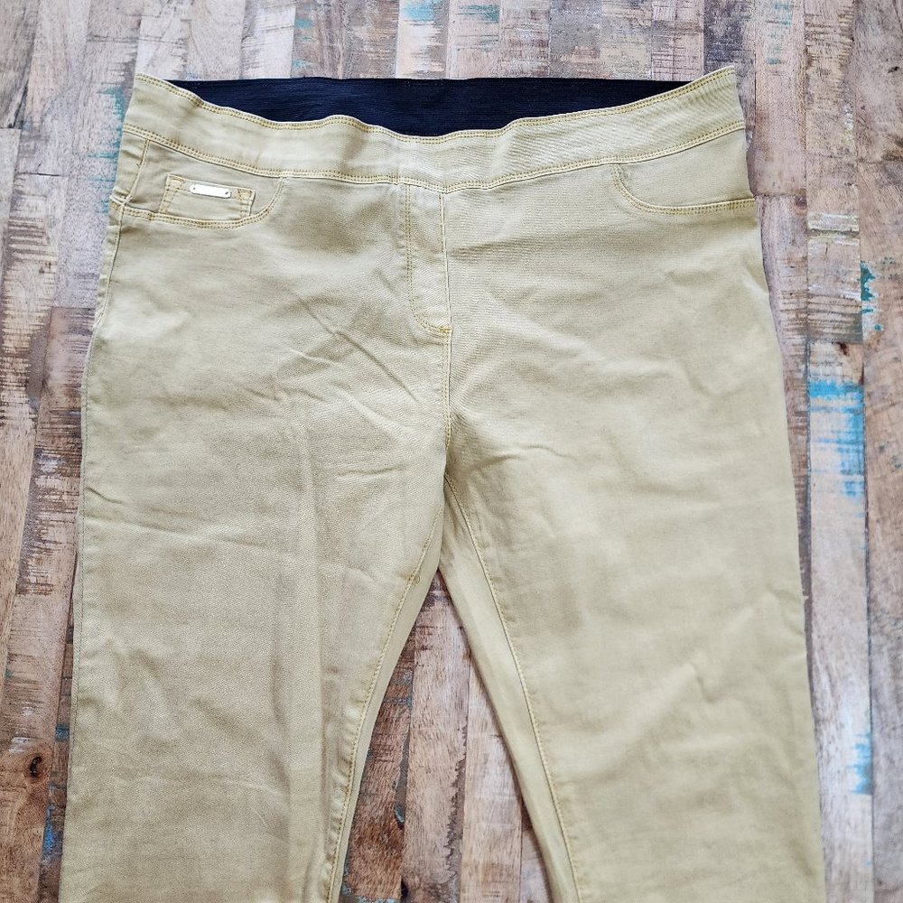 Coco and Carmen Mustard Denim Chinos - 75% Cotton Blend